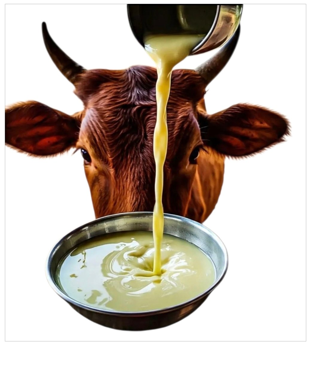 Fresh bovine colostrum collected from cow